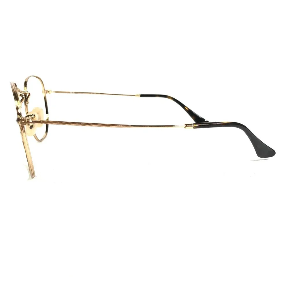 Ray-Ban Eyeglasses Frames RB3548-N 001 Gold Round Full Rim 54-21-145